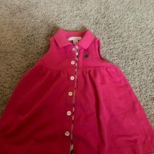 Baby girl Burberry polo dress